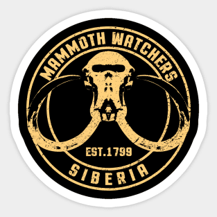 Mammoth Watchers Sticker